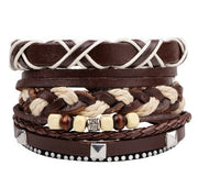 Fashion Beaded Leather Bracelets And Bracelets - Christina Clovi 