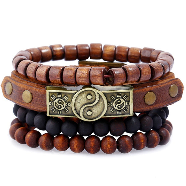 Fashion Beaded Leather Bracelets And Bracelets - Christina Clovi 