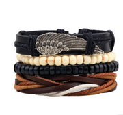 Fashion Beaded Leather Bracelets And Bracelets - Christina Clovi 