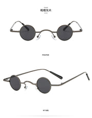 Super Small Round Frame Retro Sunglasses For Men Women Prince Glasses Hip Hop Sunglasses - Christina Clovi 