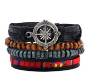 Fashion Beaded Leather Bracelets And Bracelets - Christina Clovi 