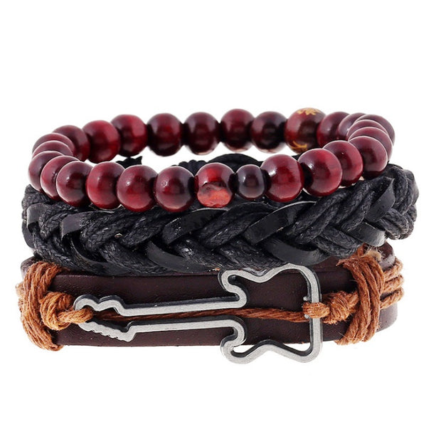 Fashion Beaded Leather Bracelets And Bracelets - Christina Clovi 