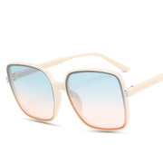 Sunglasses Big Square Sunglasses Rice Nail Sunglasses - Christina Clovi 