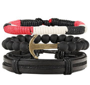 Fashion Beaded Leather Bracelets And Bracelets - Christina Clovi 