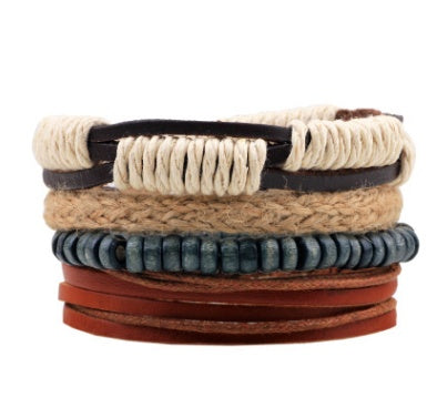 Fashion Beaded Leather Bracelets And Bracelets - Christina Clovi 