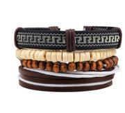 Fashion Beaded Leather Bracelets And Bracelets - Christina Clovi 