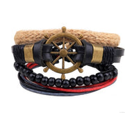 Fashion Beaded Leather Bracelets And Bracelets - Christina Clovi 