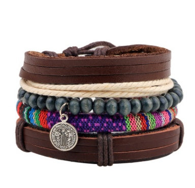 Fashion Beaded Leather Bracelets And Bracelets - Christina Clovi 