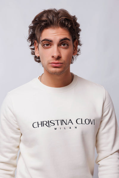 White Christina Clovi Sweatshirt