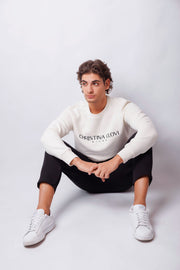 White Christina Clovi Sweatshirt