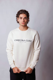 White Christina Clovi Sweatshirt