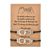 Couple Handcuffs Bracelets Friendship Card Bracelets Bracelets - Christina Clovi #